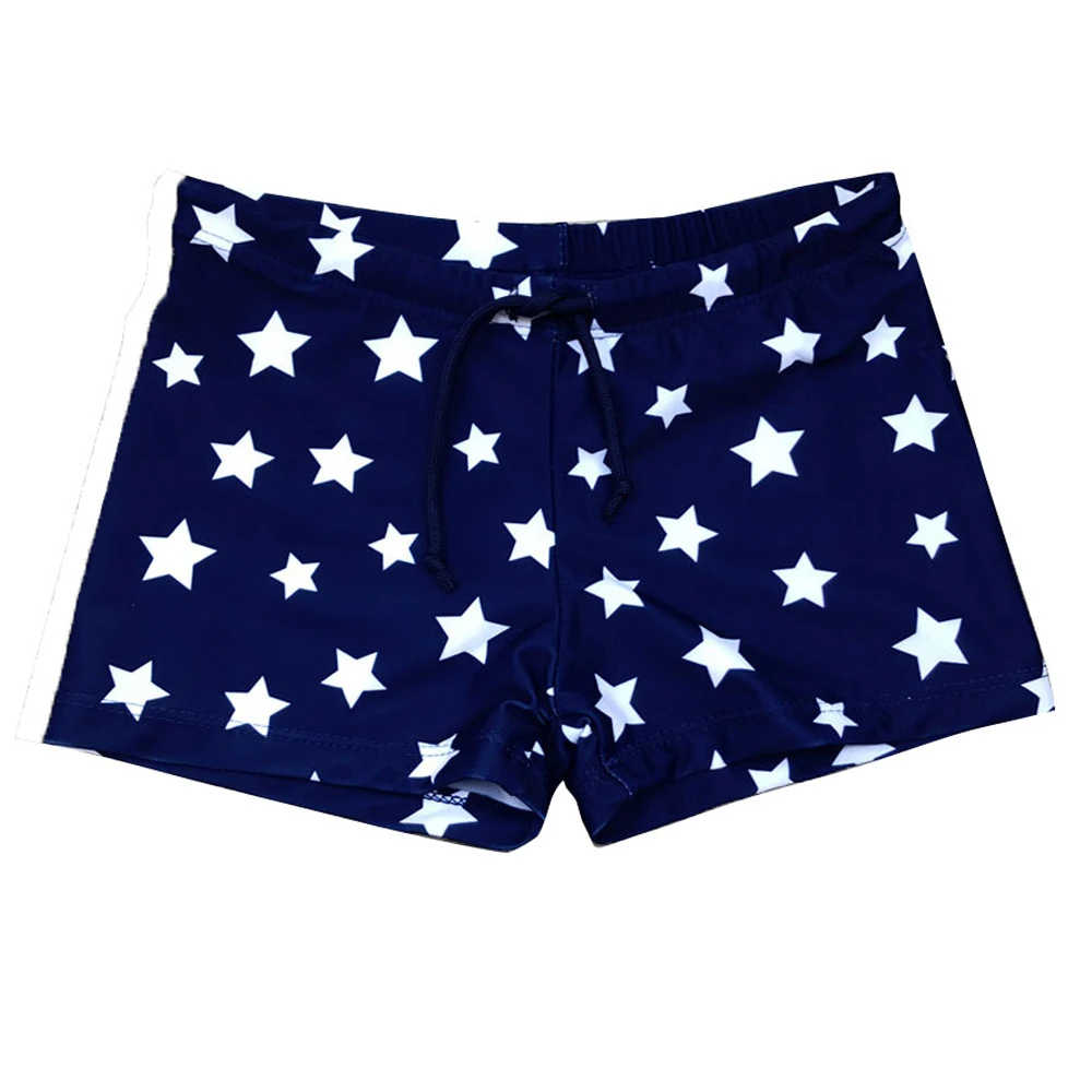 Boyshort Underwear - 별 패턴 수영 트렁크, 어린이 목욕