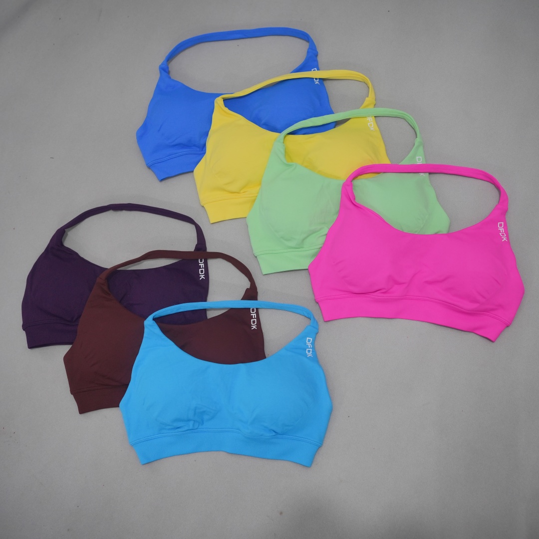 Sports Bra High Impact - DFDK 여성용 심리스 스포츠 브라 하이