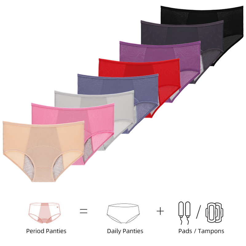 여성용 생리 팬티 하이웨이스트 방수 생리 팬티 통기성  - Period Panty Absorbent 리뷰 및 가격