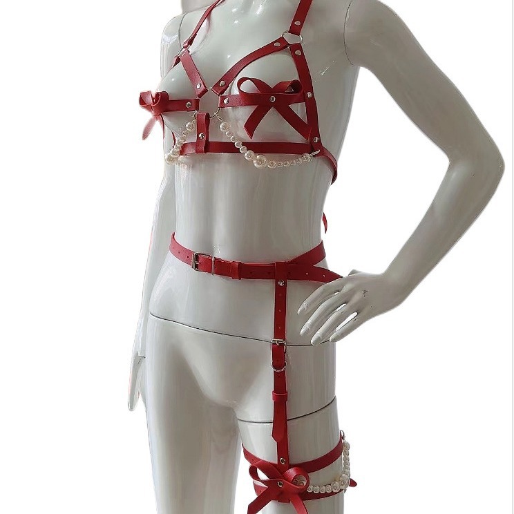 섹시 가죽 하네스 여성 세트 바디 본디지 벨트 펑크 스 - Garter Belt Set 리뷰 및 가격